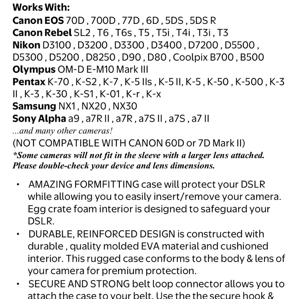 Galaxy Print DSLR Hardshell Camera Bag
